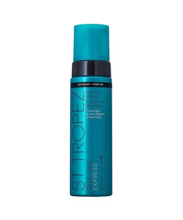 St.Tropez Self Tan Express Bronzing Mousse 200ml 1 Hour Light/2 Hours Medium/3 Hours Dark - For all skin types