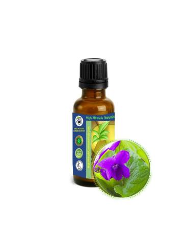 HIGH ALTITUDE NATURALS 30ml (1oz) Violet Leaf Absolute Essential Oil (Viola odorata) - 100% Pure Undiluted Uncut