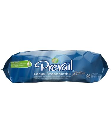 Prevail Scented Washcloths Large Tub 12x8 96 Count - Pack of 6 | Convenient and Refreshing Cleansing Wipes - Buy Online on GoSupps.com