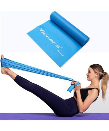 Resistance Bands Skin-Friendly Exercise Band 1.5 m Workout Resistance Bands for Women and Men Ideal for Leg Stretch Training Yoga Pilates Fitness Rehab Blue 0.55