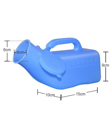Men's Urinal with Hand held Portable Urine Cup Male Urinal Thick Firm Portable Sealing is Good Reusable Mobile - Buy Online on GoSupps.com