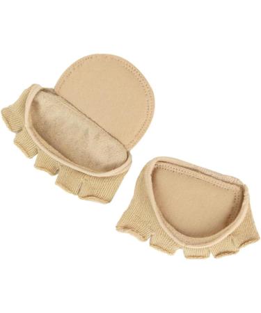 FOMIYES Fingerless Socks for Women - 3 Pairs Seamless Toe & Forefoot Pads for Heels - Toeless Cushion Liners & Toe Cover Sox - Buy Online on GoSupps.com