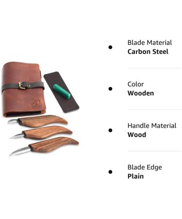 BeaverCraft Deluxe S15X Wood Carving Whittling Knives Set with Leather Case - Whittling Kit Premium Wood Carving Tools with Leather Strop and Polishing Compound - Chip Carving Knives Set - Buy Online on GoSupps.com