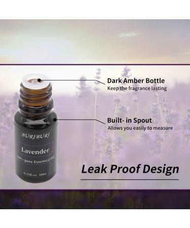 Lavender and Eucalyptus Essential Oil Gift Set - 100% Pure, Undiluted, Organic Aromatherapy Oils (10MLx2) - Buy Online on GoSupps.com