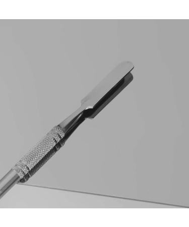 High-Quality Stainless Steel Makeup Palette & Spatula for Foundation Mixing - Silver Pocket Tool for Make-Up Artists | Shop Internationally! - Buy Online on GoSupps.com