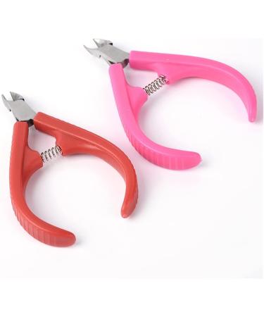 PSGS 1pc Nail Art Red Stainless Steel Cuticle Manicure Cutter Nippers Clipper Tool Cuticle Scissor Trimmer Manicure Tool (Color : Pink) - Buy Online on GoSupps.com