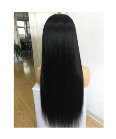 Shop Fashionable European & American Wigs - Long Black Straight Hair High Temperature Silk - Premium Quality Liu Haizhong Styles - Buy Online on GoSupps.com