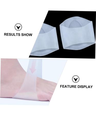 Buy 2 Pairs Silicone Arch Support Mats High Arch Cushions & Flat Foot Corrector Gel Insoles for Men & Women Enhance Comfort & Foot Health - Buy Online on GoSupps.com