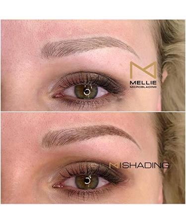 Pack of 10 Mellie Microblading Disposable Pens - Eyebrow Tools with Pigment Sponge | Black U18 .18mm | International Shipping Available - Buy Online on GoSupps.com