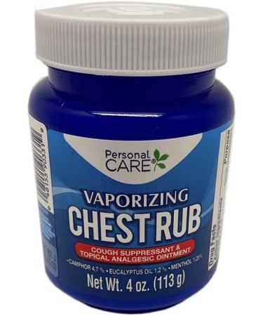 Vaporizing Chest Rub: Topical Analgesic for Cold Relief, Aches, Pain & Cough. 4 Oz (Pack of 3) - Buy Online on GoSupps.com