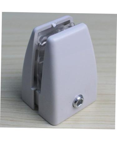 NUOBESTY 2pcs Screen Clips with Screws Desk Partition Clamp Glass Partition Clamp Cut Off Simple Glass Clip White medium - Buy Online on GoSupps.com