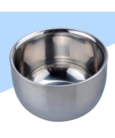Premium Stainless Steel Razor Shell Shaving Soap Bowl - Men's Shaving Accessories & Soap Cup Container - Buy Online on GoSupps.com