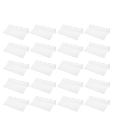 PATIKIL Eyeglass Microfiber Cleaning Cloth 6"x6" 20 Pack Glasses Cleaning Cloth Soft Wipe Screen Cloth for Camera Lens Eyeglasses Screens in Individual Vinyl Pouch White White 20