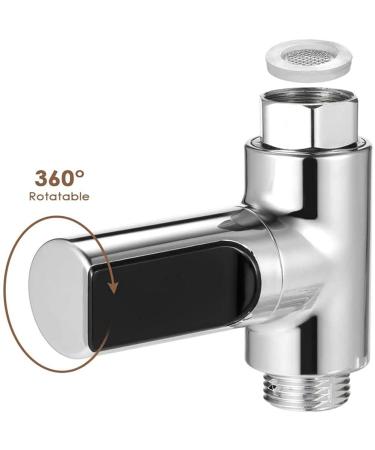 YOHAPPY Digital Shower Thermometer - LED Display - 360 Degree Rotatable - Anti-Leaking - Baby Shower Temperature Monitor - Buy Online on GoSupps.com