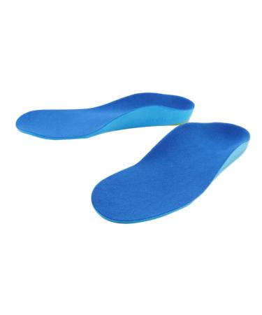 1 Pair Orthotic Arch Support Shoes Pads Insoles Wedge Heel Fallen Arches Insoles Splints Relief Insole Lateral Heel Insert O Legs Correction Child Arch of Blue Size 6
