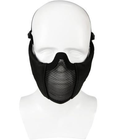 OAREA Tactical Airsoft Mask | Half Bottom Metal Steel Mesh | Elite Ear Protection for Paintball & Outdoor Activities - Buy Online on GoSupps.com
