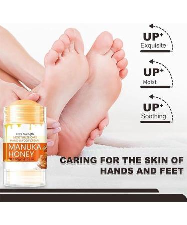 Hand & Heel Cream for Very Dry Hands & Feet Honey Foot Cream Repair Cream Stick For Chapped Heels And Feet Intensive Moisturising for Cracked Skin for Women & Men - Buy Online on GoSupps.com