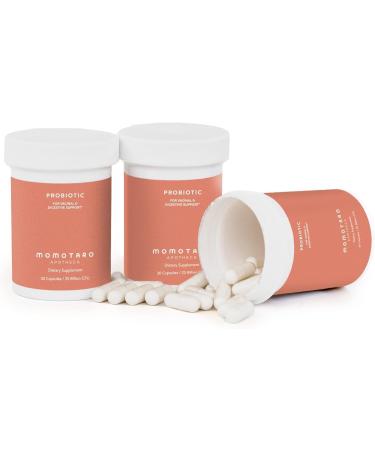 Organic Probiotics for Women - MOMOTARO APOTHECA Vaginal & Digestive Supplement 25 Billion CFU Prebiotics & Lactobacillus - 30 Capsules for Feminine Health - Buy Online on GoSupps.com
