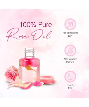 Falak Himalayan Rose Lip Balm - Moisturize & Repair Chapped Lips with 100% Natural Himalayan Rose Oil - 10g - Buy Online on GoSupps.com
