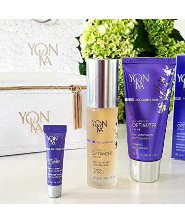 Yon-Ka Advanced Optimizer Serum & Cream - Intensive Anti-Aging Treatment for All Skin Types | Firm & Tighten with Collagen & Hyaluronic Acid Paraben-Free | 30ml/40ml | International Shipping Available - Buy Online on GoSupps.com