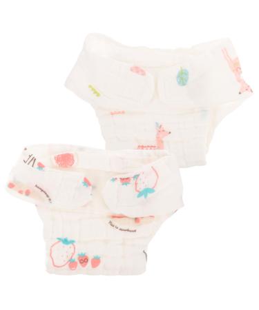 Ibasenice 2 STK cotton diapers for girls fabric diapers for babies diaper pants baby diapers baby diapers made of cotton baby diaper made of cotton gauze baby cloth newborn pure cotton