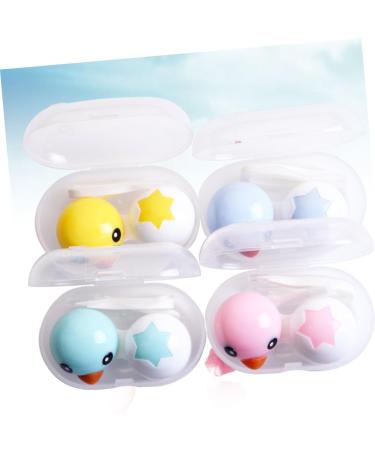 Healeved Contact Lens Container - 4 Piece Case for Invisible Colored Lenses | LINSSHOLDER - Durable & Convenient Lens Holder - Buy Online on GoSupps.com