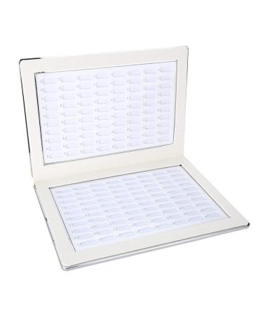 Nail art book nail color cards presentation holder nail gel color card easy to use nail polish display for nail art lovers for nail studios (gold)