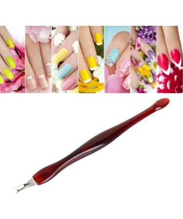 Cuticle Pusher Cuticle Remover Trimmer Pusher Manicure Dead Skin Removal Fork Nail Art Tips Nail Cleaner Tool for Home Salon Use - Buy Online on GoSupps.com