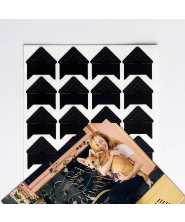 Black Photo Corners Self Adhesive Stickers 120piece Acid Free Photo/Picture Mounting Corners for DIY Scrapbook  Photo Album  Picture Frames  Memory Books  Journal Black-120Pcs - Buy Online on GoSupps.com