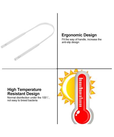 NATUDOCO Multi Scraper Tongue Cleaner | Professional Bad Breath Tool | Comfortable Domestic Care (Silver) - Buy Online on GoSupps.com