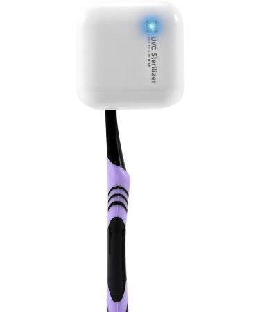 Thopeb UV-C Toothbrush Sanitizer - Portable Sterilizer Cover for Any Size Toothbrush - White - Buy Online on GoSupps.com