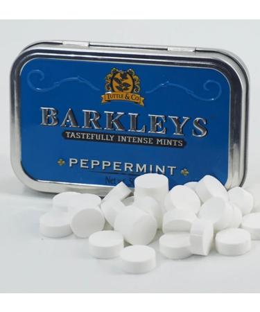 Barkleys Mints Peppermint 50g Tin X 12