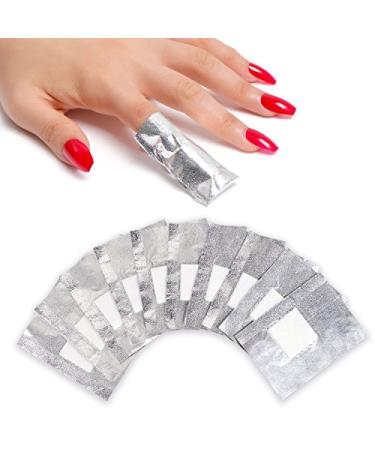 ECBASKET Nail Polish Remover Gel Soak Off Foils - 250pcs with Cotton Pads | Nail Gel Remover Tool - Buy Online on GoSupps.com