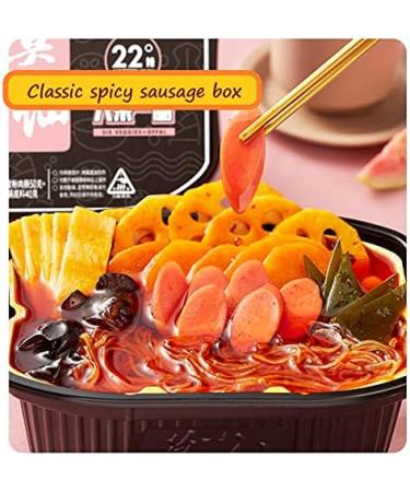 Moxiaoxian Chinese Hotpot self Heating Cooking Box Local Tasty Asian Snacks Instant hot Pot Noodle (Classic Spicy Sausage 1box) - Buy Online on GoSupps.com