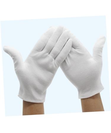 POPETPOP 12 Pair Handling Laboratory Spa Coin Cotton Kitchen Cleaning Thermal Work White Household Cosmetic - Buy Online on GoSupps.com