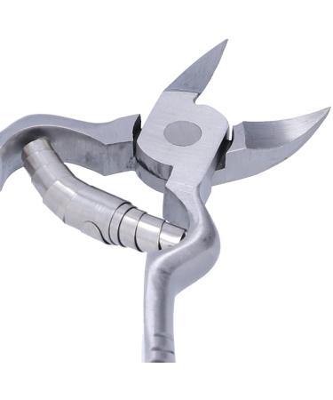 Stainless Steel Toe Nail Clippers for Thick Nails Ingrown Toenails Curved Blade Ergonomic Design - Buy Online on GoSupps.com