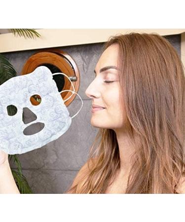 CLIMSOM Facial Spa: 10 Heated Face Masks (41 C) Moist Heat Bath for 30 minutes Detox for the Face Ready to Use in 30 seconds Purifies Relaxes and Hydrates - Single Use - Buy Online on GoSupps.com