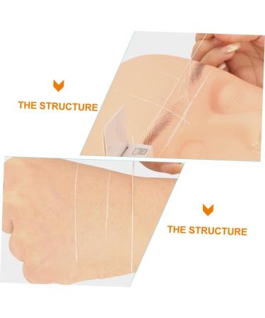 FOMIYES 4pcs Home Tools Pro Tools Brow Map Line Eyebrow Level Measure Tool Ruler Eyebrow Trimming Orthotics 4.6x1.8x7.5cmx4pcs Whitex4pcs - Buy Online on GoSupps.com