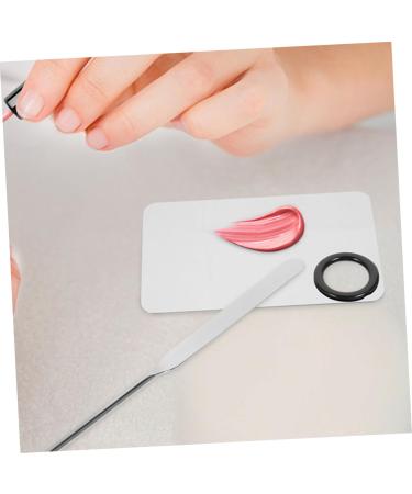 Buy 1 Set Color Stick Palette & Waxing Spatula | Essential Makeup Color Mixing Plates & Tools | Stainless Steel Foundation Palette for Flawless Beauty - Buy Online on GoSupps.com