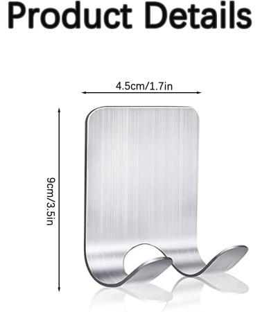 3Pcs Razor Holder for Shower Waterproof Self Adhesive Shower Razor Holder Stainless Steel Shaver Holder for Shower Razor Holder for Shower Wall Multipurpose Razor Shower Holder for Bathroom(Silver) - Buy Online on GoSupps.com