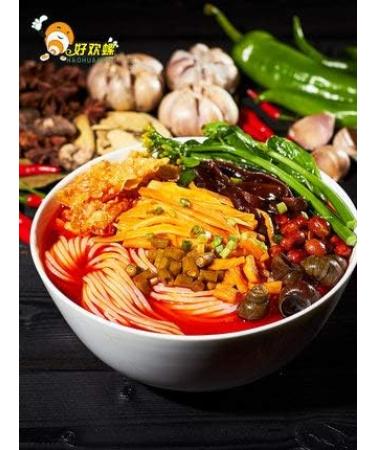 wasailuo 300g*10bag Liuzhou Snail Noodles Gift Box Instant Rice Noodles Snail Noodles Rice Flour Screw Flour luosifen Snail Powder luo si Rice Noodles Boiled Type (10 Bag) - Buy Online on GoSupps.com