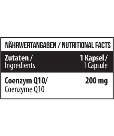  MST MST Coenzyme Q10 200 mg High-dose ubiquinone food supplement with 200 mg per capsule for energy production and micronutrient supply Quality manufactured product - Buy Online on GoSupps.com