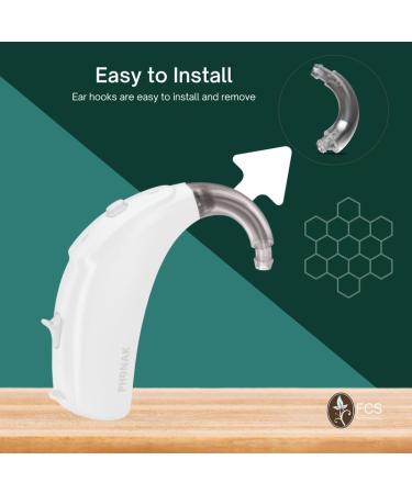 FCS Hearing Devices Ear Hook for Phonak Bolero B90 PR BTE | Durable Anti-Howling Accessory | Easy Installation | Replaceable Ear Hook for Enhanced Hearing - Buy Online on GoSupps.com