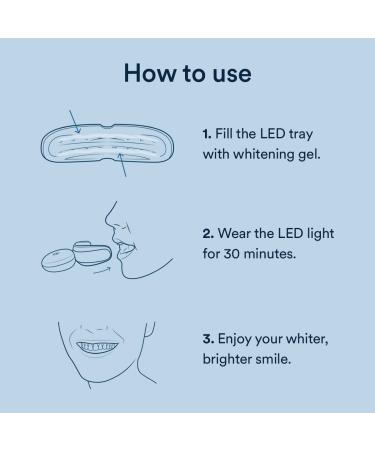 Auraglow Teeth Whitening Kit - 35% Carbamide Peroxide Gel - 20+ Treatments - LED Light - Buy Online on GoSupps.com