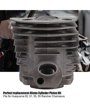 Cylinder Piston Gasket Kit for 50 51 55 Rancher Nikasil Engine - 46mm Lawn & Garden Replacement Tools - International Shipping Available - Buy Online on GoSupps.com