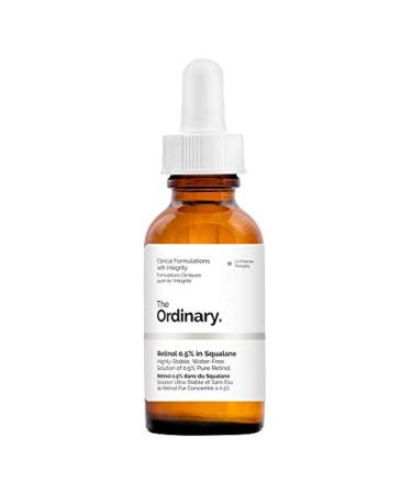 Shop The Ordinary Retinol 0.5% in Squalane - 30ml for Reduced Fine Lines - Buy Online on GoSupps.com