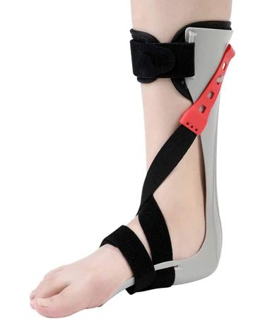 Foot drop orthosis adjustable foot support foot stabilizer foot drop posture orthosis sleep ankle foot orthosis (Color : Right Size : Small) Small Right