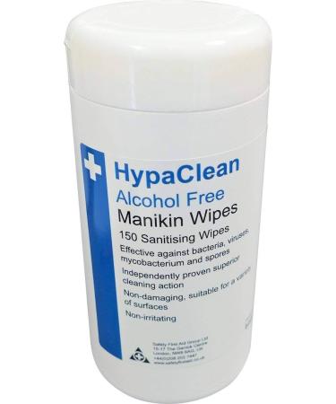 HypaClean Manikin Training Wipes - Alcohol Free (Tub of 150)