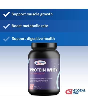 Global Ion 2lb Whey Protein Chocolate - Buy Online on GoSupps.com
