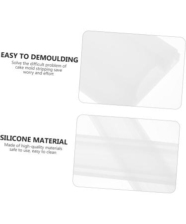 STOBOK Handmade Soap Sandwich Silicone Molds Embedded Soap Mold Homemade Cake Mold Simple Epoxy Resin White 32.2X6.2cm - Buy Online on GoSupps.com